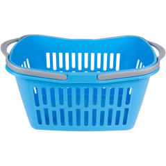 DEMA Nákupný košík plastový 21 litrov, modrý