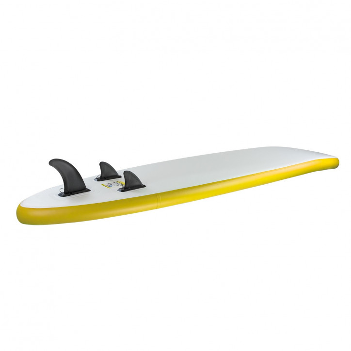 Stand-Up Paddleboard nafukovací s príslušenstvom do 110 kg, 305x81 cm, žltý