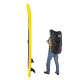 DEMA Stand-Up Paddleboard nafukovací s príslušenstvom do 110 kg, 305x81 cm, žltý