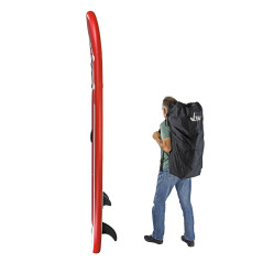 DEMA Stand-Up Paddleboard nafukovací s príslušenstvom do 110 kg, 305x81 cm, červený