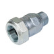 Liatinová svorná spojka 1 1/4" AG x 42,4 mm, typ A pre oceľové rúry