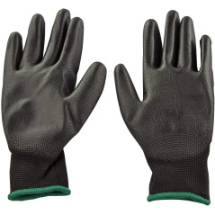 DEMA Pracovné rukavice s PU povrchovou úpravou Basic, veľkosť 8