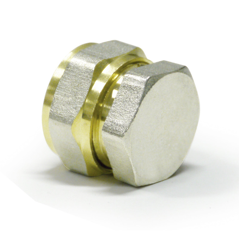 Mosadzný koncový uzáver na spojovacie rúry 20x2 mm