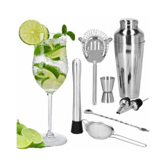 Barmanská sada 8 dielov, nerezová SPRINGOS AMBASADOR