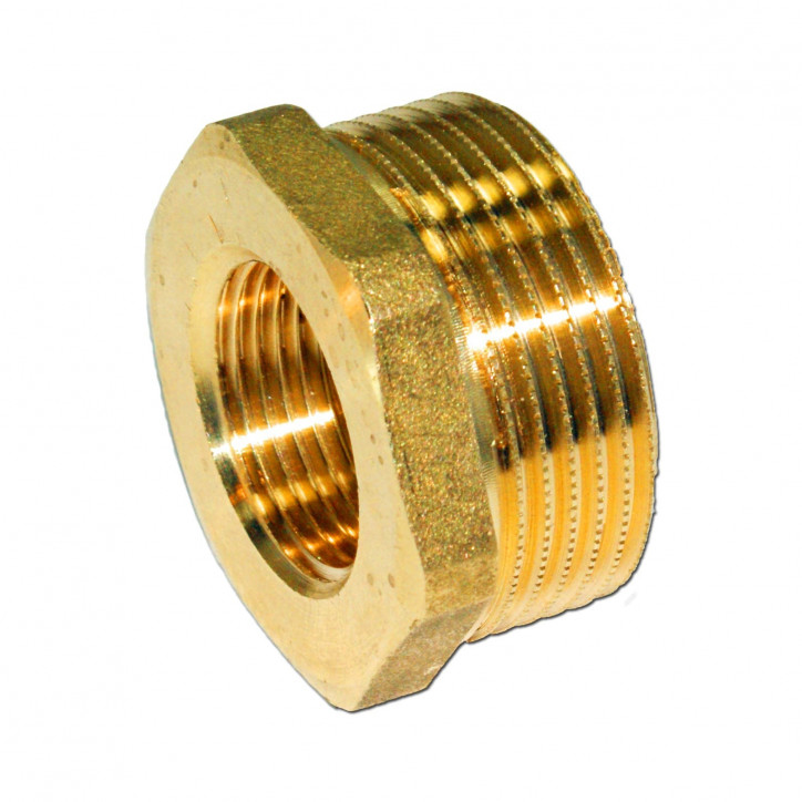 Mosadzná závitová redukcia 1/2" IG x 1 1/4" AG Mosadzná závitová redukcia 1/2" IG x 1 1/4" AG