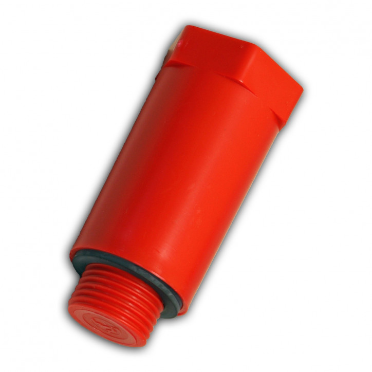 Plastová stavebná zátka 1/2" červená Plastová stavebná zátka 1/2" červená