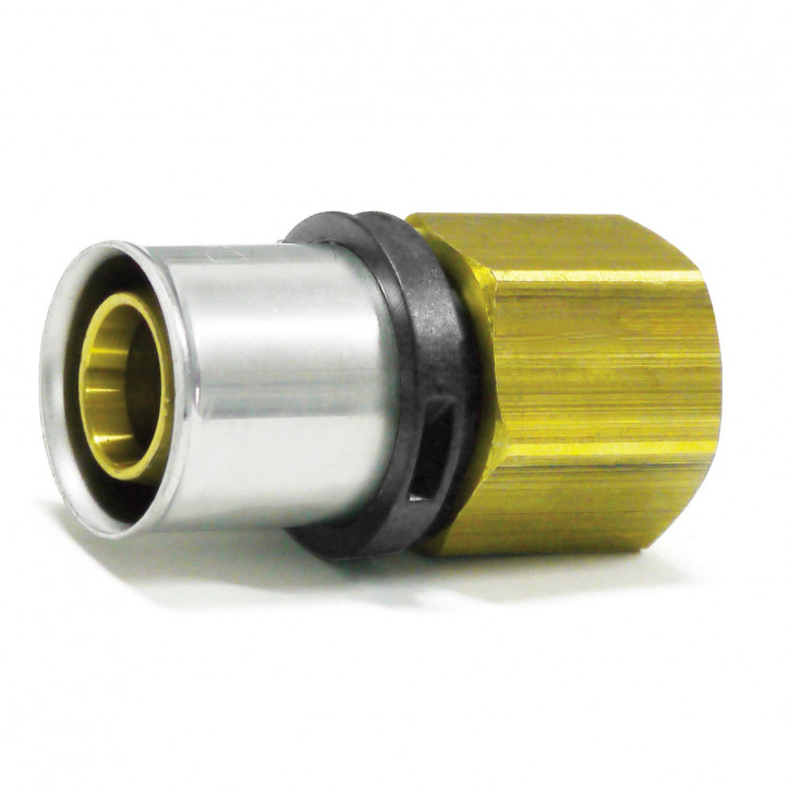 Mosadzná lisovacia prechodka 16x2 / 1/2" IG TH Mosadzná lisovacia prechodka 16x2 / 1/2" IG TH