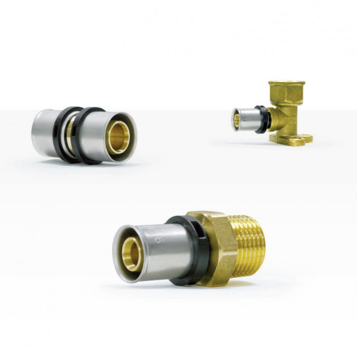 Mosadzná lisovacia prechodka 16x2 / 1/2" IG TH Mosadzná lisovacia prechodka 16x2 / 1/2" IG TH