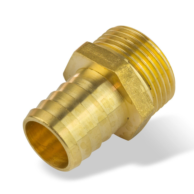 Mosadzná hadicová prípojka 3/8" AG x 14 mm