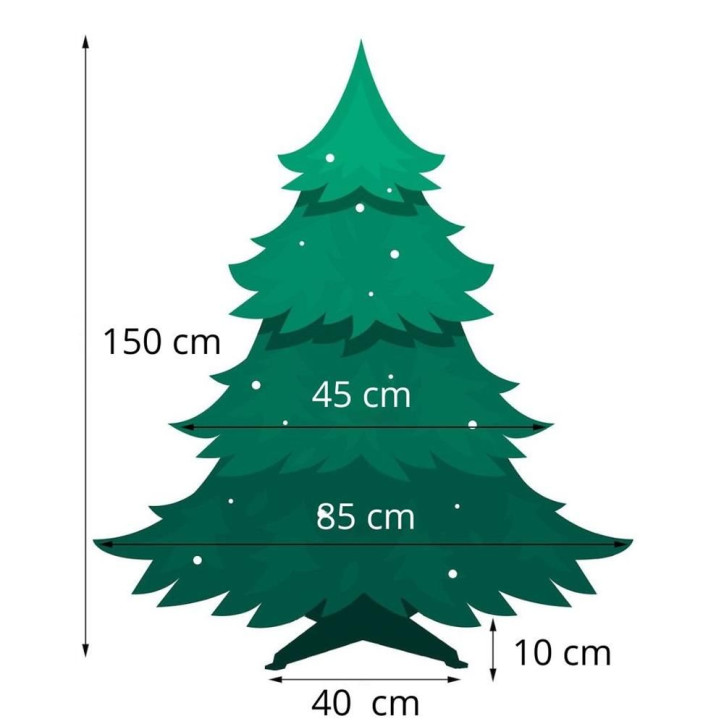 Vianočný stromček Borovica diamantová 150 cm