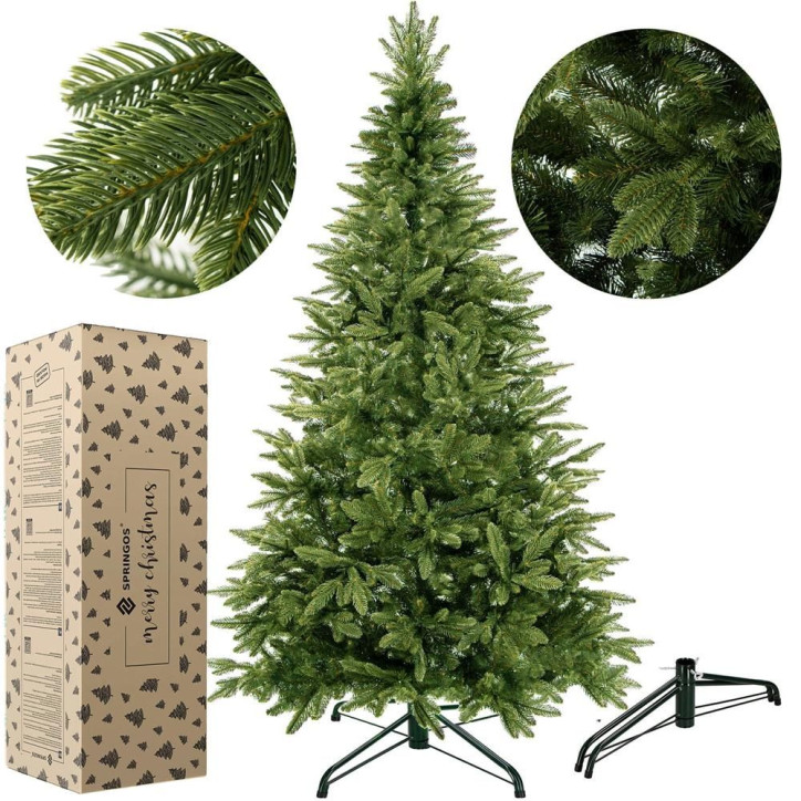 Vianočný stromček Smrek prírodný DELUXE 150 cm