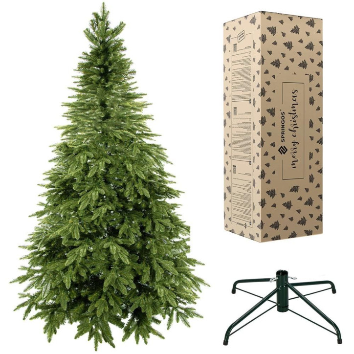 Vianočný stromček Smrek prírodný DELUXE 150 cm