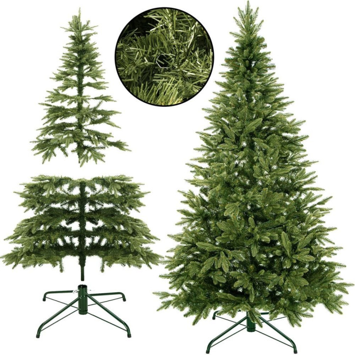 Vianočný stromček Smrek prírodný DELUXE 150 cm