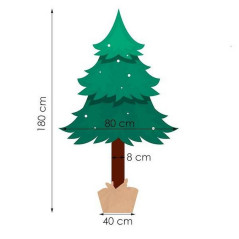 Vianočný stromček Borovica na kmienku 180 cm