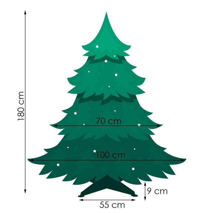 Vianočný stromček Smrek kaukazský 180 cm