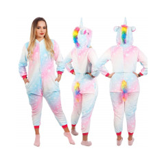Pyžamo Kigurumi Jednorožec farebné, veľ. S PRINGOS