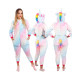 Pyžamo Kigurumi Jednorožec farebné, veľ. S PRINGOS