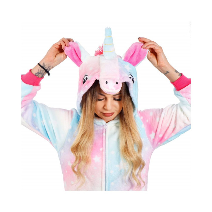 Pyžamo Kigurumi Jednorožec farebné, veľ. S PRINGOS