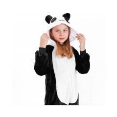 Pyžamo Kigurumi Panda čierno-biele, veľ. 110-120 cm SPRINGOS