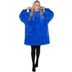 Mikinová deka Oversized tmavo modrá SPRINGOS