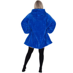 Mikinová deka Oversized tmavo modrá SPRINGOS