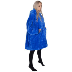 Mikinová deka Oversized tmavo modrá SPRINGOS