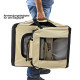 MenaVET Prepravný box pre mačky a psov skladací Felix L 70x53x52 cm, béžový