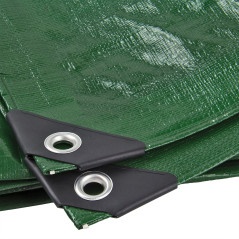 Nepremokavá plachta zakrývacia 4x6 m 210 g/m2, zelená