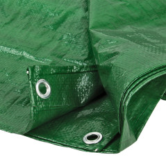 Nepremokavá plachta zakrývacia 1,5x6 m 90 g/m2, zelená