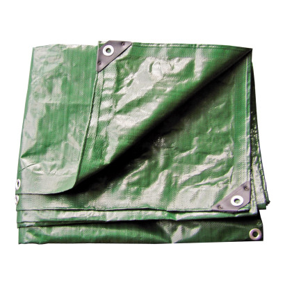 DEMA Nepremokavá plachta zakrývacia 3x5 m 210 g/m2, zelená