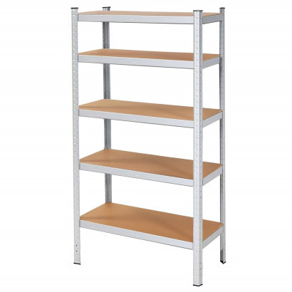 Kovový regál 180x90x40 cm, 5 políc SPRINGOS HA5161