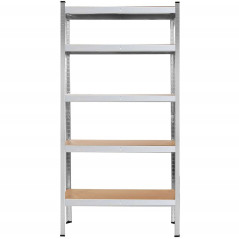 Kovový regál 180x90x40 cm, 5 políc SPRINGOS HA5161