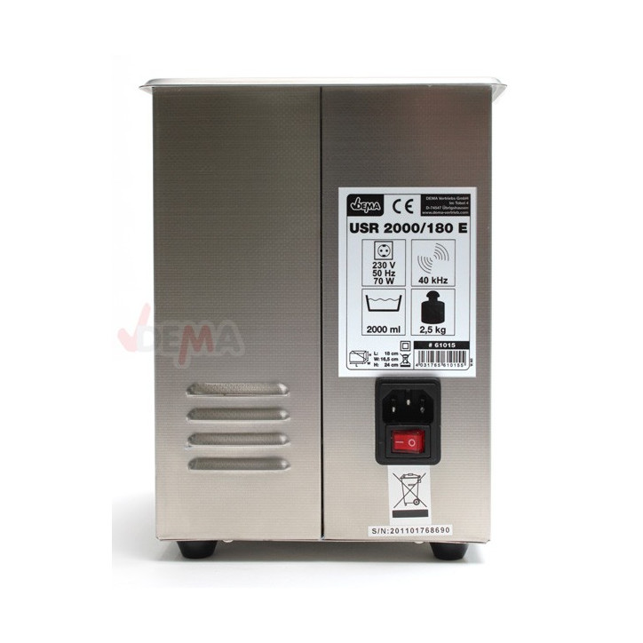 Ultrazvuková čistička s ohrevom 2L USR 2000/180 E