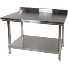 Nerezový pracovný stôl 120x60 cm DAT 120