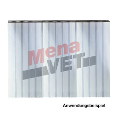 MenaVET Lišta s háčikmi na zavesenie PVC pásu 984x30x32 mm