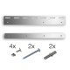 MenaVET Závesný plech na PVC závesný pás 300x1,2 mm