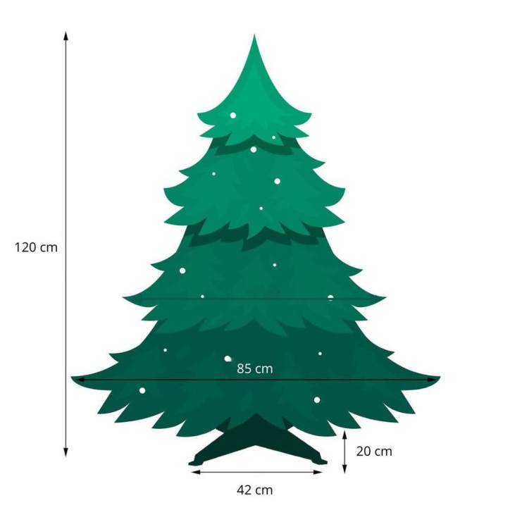 Vianočný stromček Smrek kaukazský 120 cm