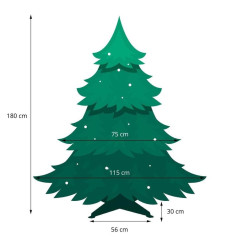 Vianočný stromček Jedľa normanská 180 cm