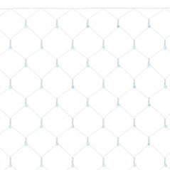 LED svetelná sieť - 2x2m, 144LED, 8 funkcií, pamäť, IP44, studená biela