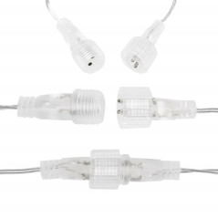 LED svetelná sieť - 2x2m, 144LED, 8 funkcií, pamäť, IP44, studená biela