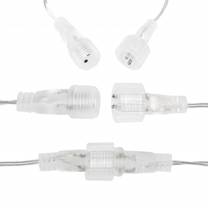 LED svetelná sieť - 2x2m, 144LED, 8 funkcií, pamäť, IP44, studená biela