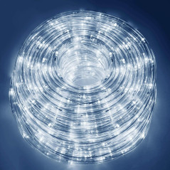LED svetelná hadica - 10m, 240LED, 8 funkcií, pamäť, IP44, studená biela