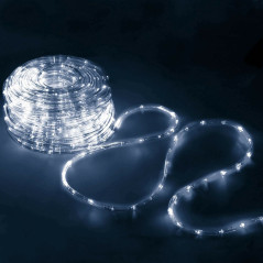 LED svetelná hadica - 10m, 240LED, 8 funkcií, pamäť, IP44, studená biela