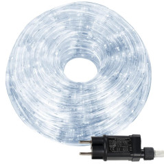 LED svetelná hadica - 10m, 240LED, 8 funkcií, pamäť, IP44, studená biela