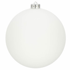 Vianočné banky XXL biele mix - 15cm, sada 2ks