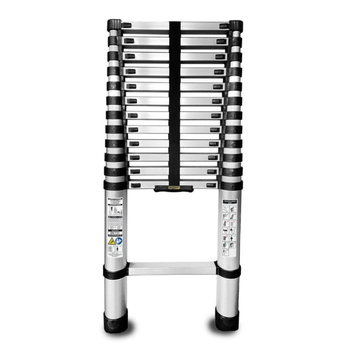 Teleskopický rebrík 1x13 priečok výsuvný DRABEST DT-13 HOME