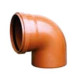 PVC koleno pre kanalizačný systém SN4 100/45 KGB
