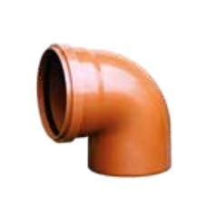 PVC koleno pre kanalizačný systém SN4 125/87°30