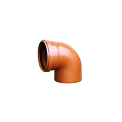 PVC koleno pre kanalizačný systém SN4 150/87°30