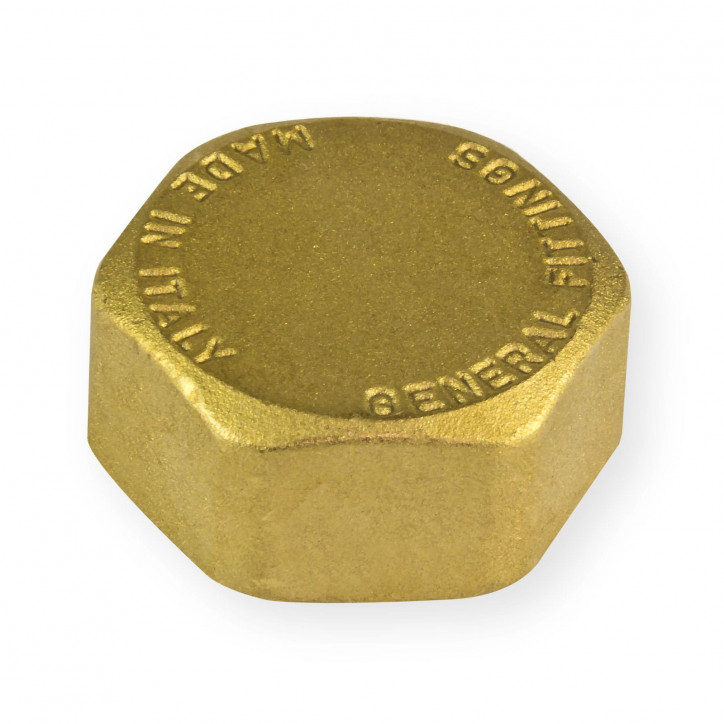 Mosadzný koncový uzáver na mosadzné rúry 1 1/2" DN40 Mosadzný koncový uzáver na mosadzné rúry 1 1/2" DN40